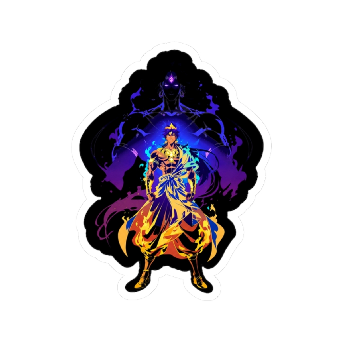 Sinbad Confident Pose Fan Art Sticker | Magi: Labyrinth of Magic - alternate angle 3, merchandise