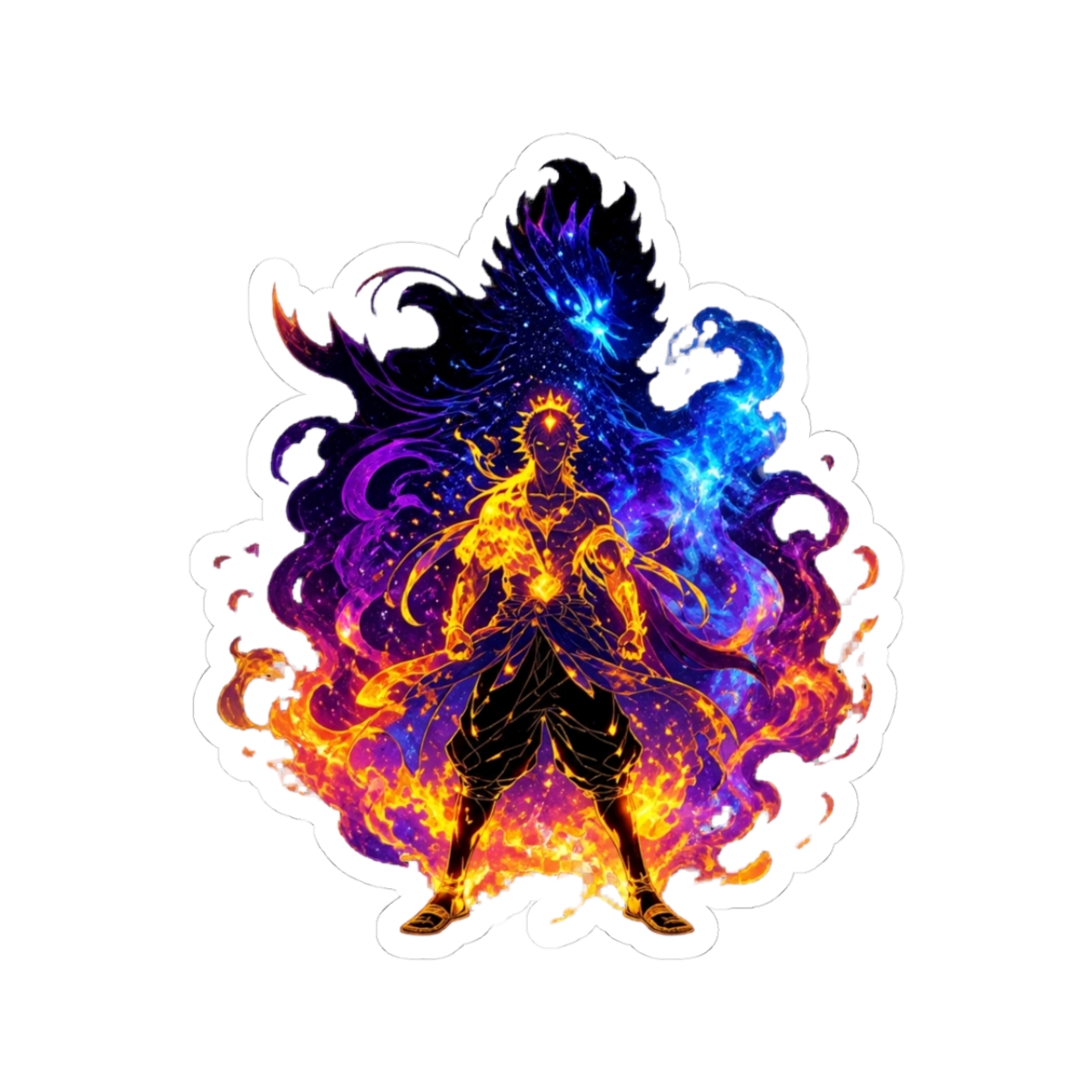 Sinbad Bold Pose Fan Art Sticker | Magi: Labyrinth of Magic