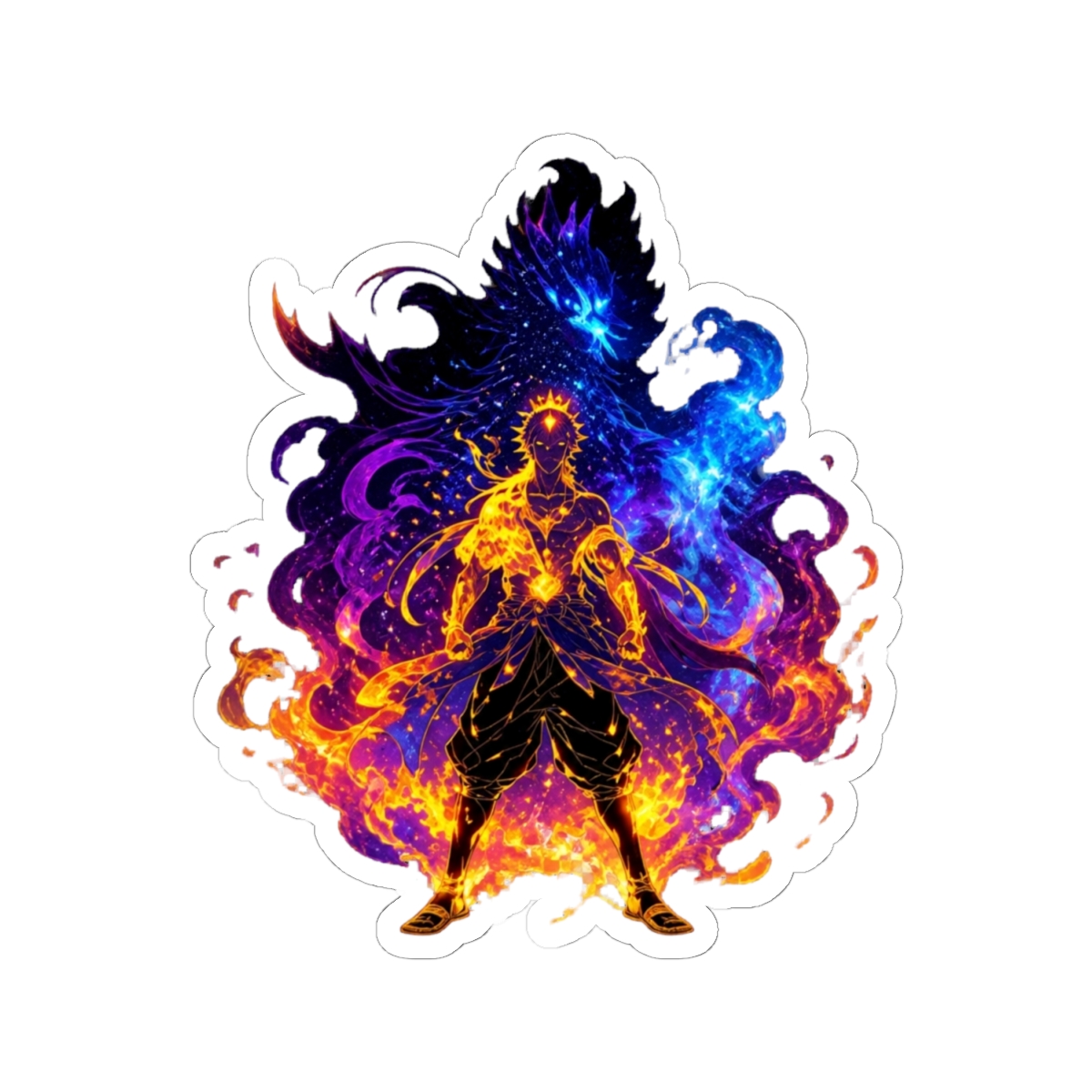 Sinbad Bold Pose Fan Art Sticker | Magi: Labyrinth of Magic - alternate angle 1, merchandise