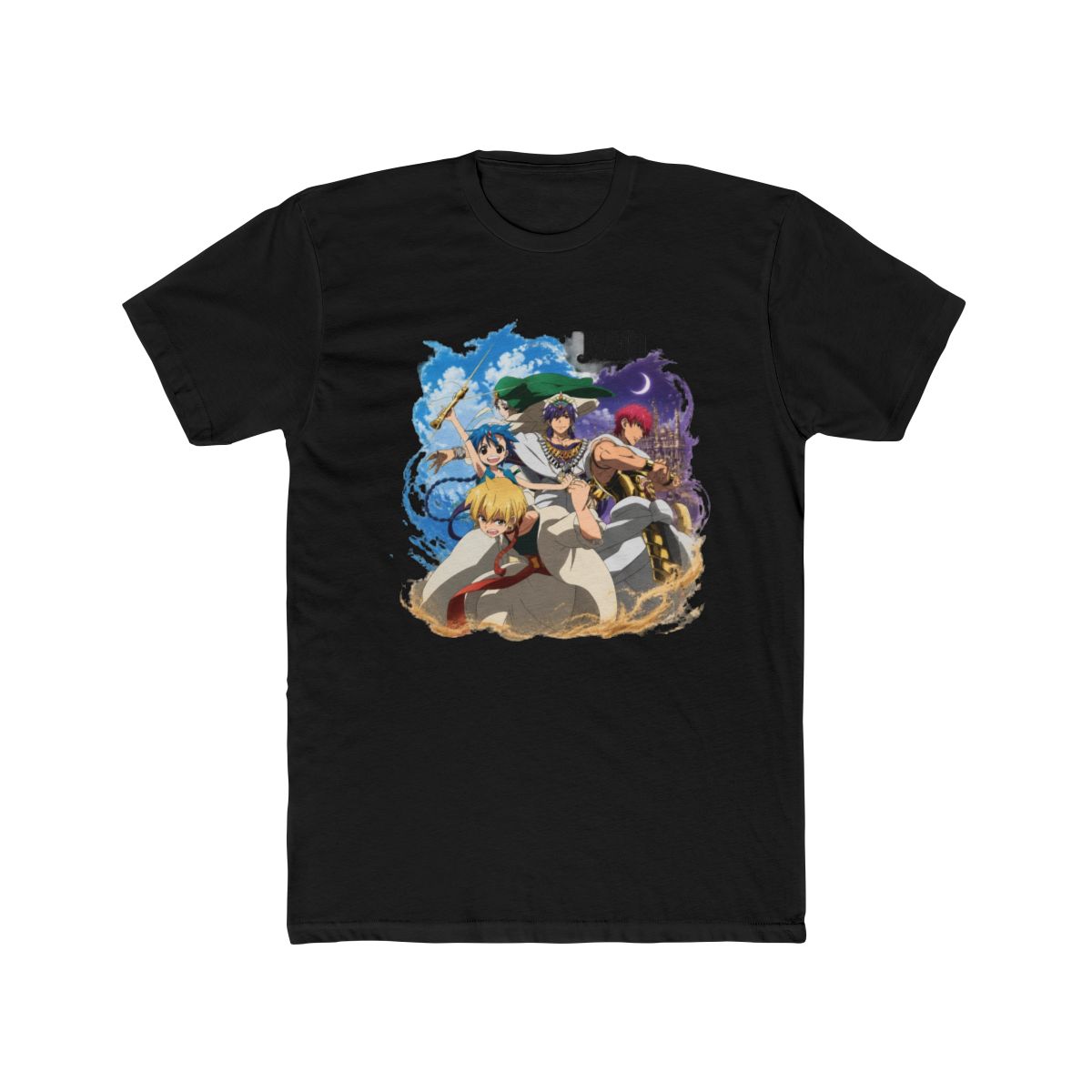 Magi The Labyrinth of Magic T Shirt - Cast Sky (Women L) - Archonia.com | Magi: Labyrinth of Magic - alternate angle 3, merchandise