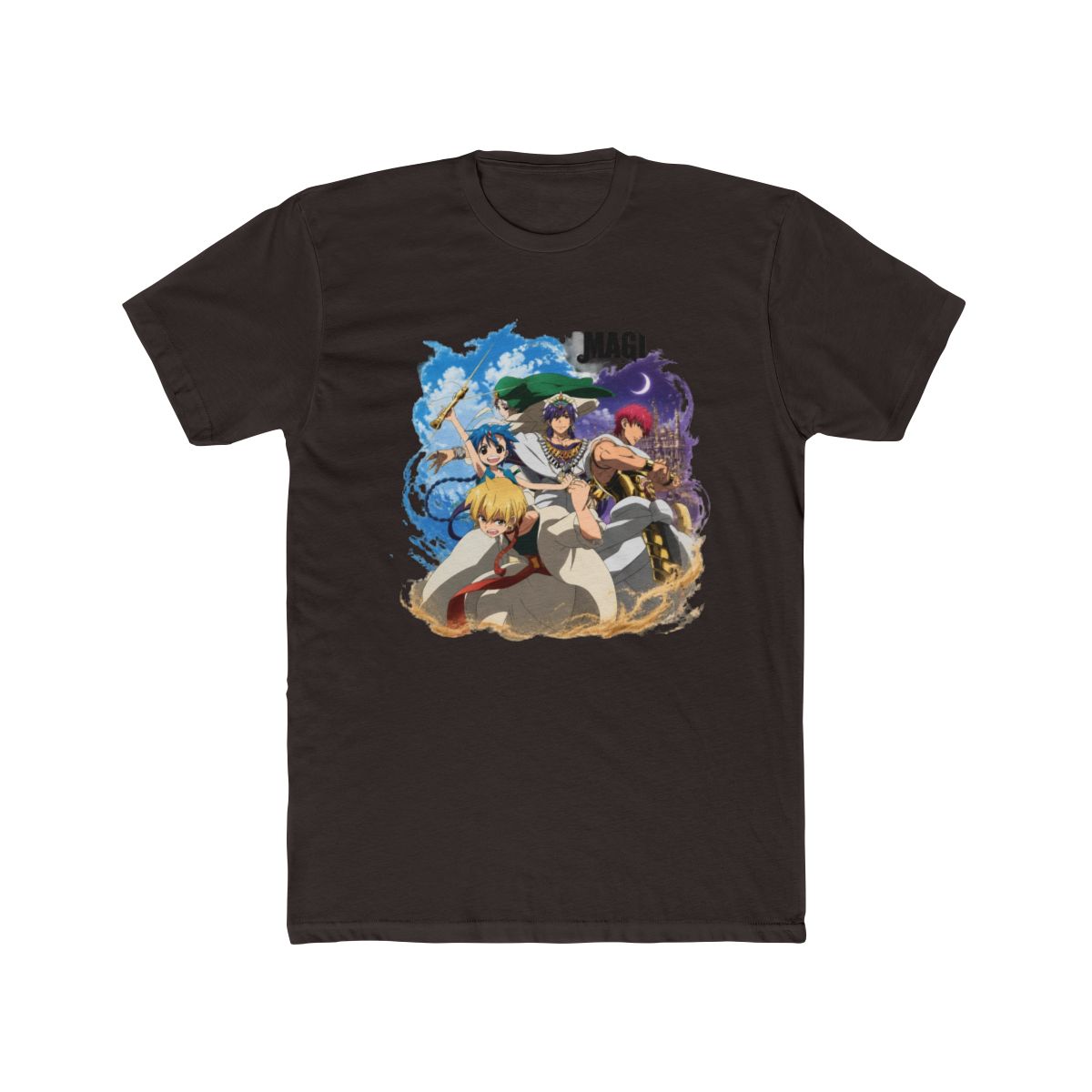 Magi The Labyrinth of Magic T Shirt - Cast Sky (Women L) - Archonia.com | Magi: Labyrinth of Magic - alternate angle 2, merchandise