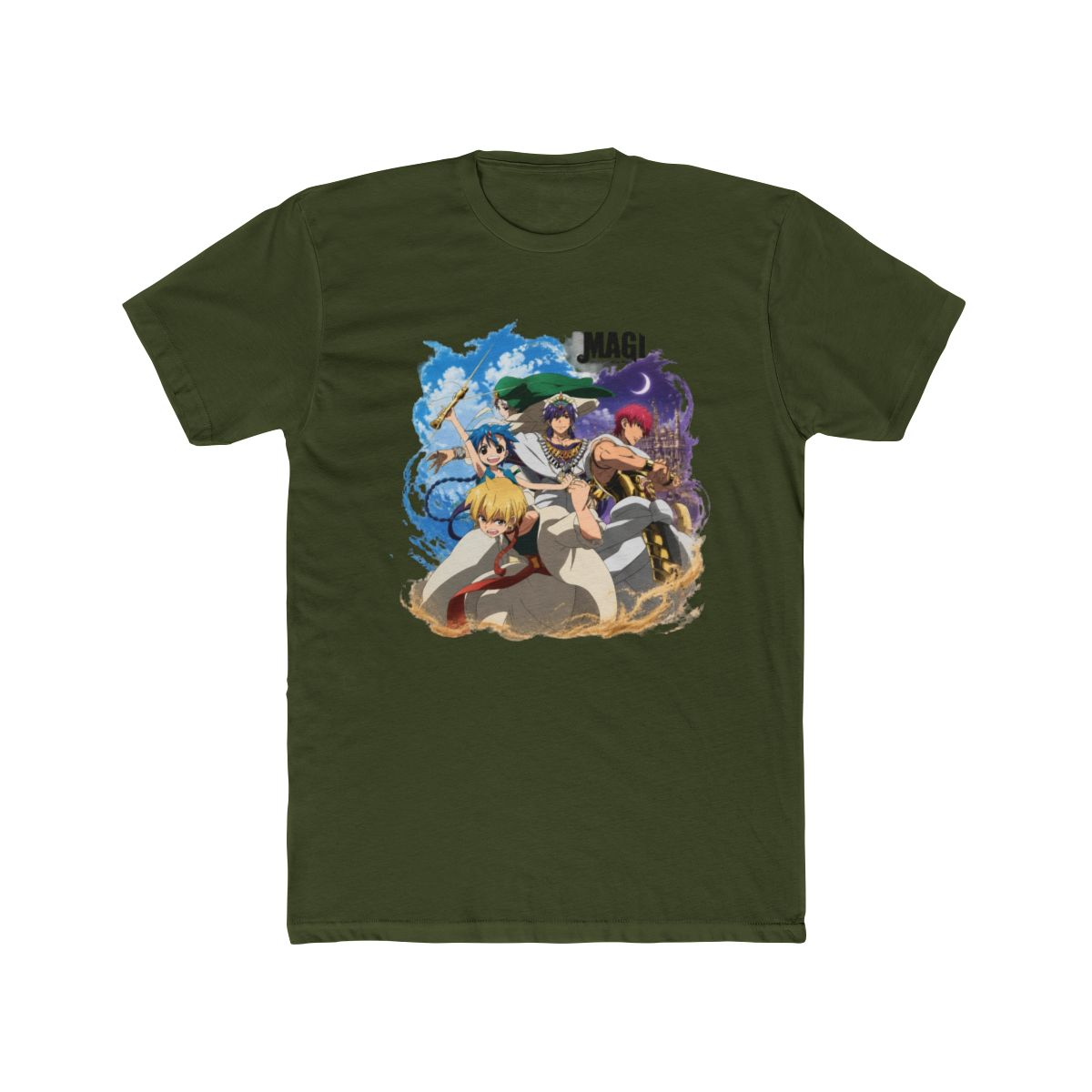 Magi The Labyrinth of Magic T Shirt - Cast Sky (Women L) - Archonia.com | Magi: Labyrinth of Magic - alternate angle 5, merchandise